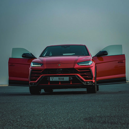 Lamborghini Urus Red At Top10 Cars Rental - Top 10 Rent A Car