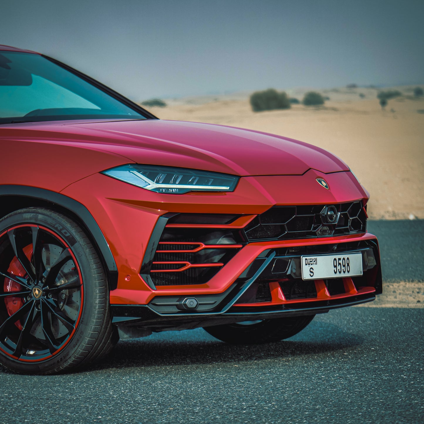 Lamborghini Urus 2020 ( Red ) - Top 10 Rent A Car