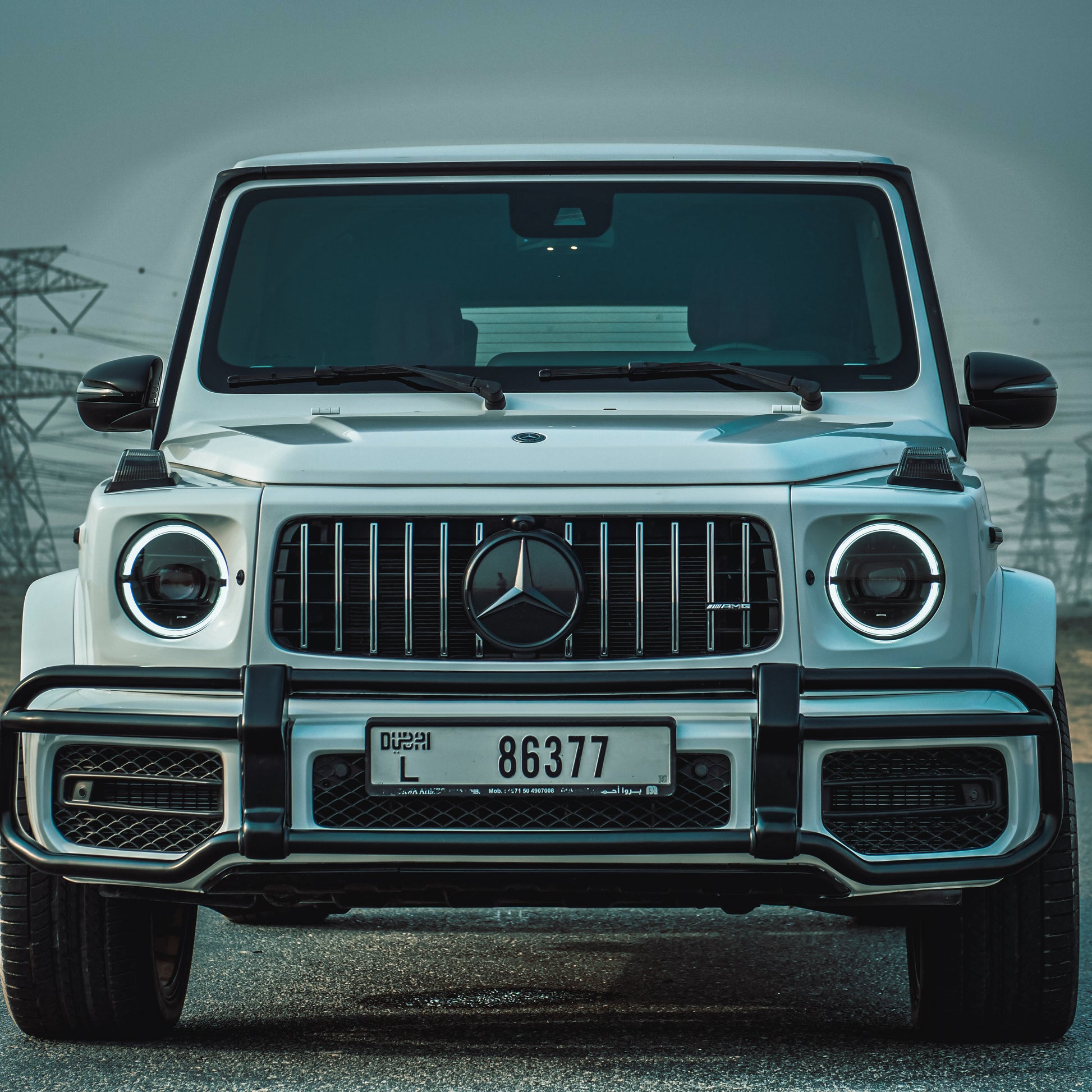 Mercedes G63 AMG 2020 ( White ) - Top 10 Rent A Car