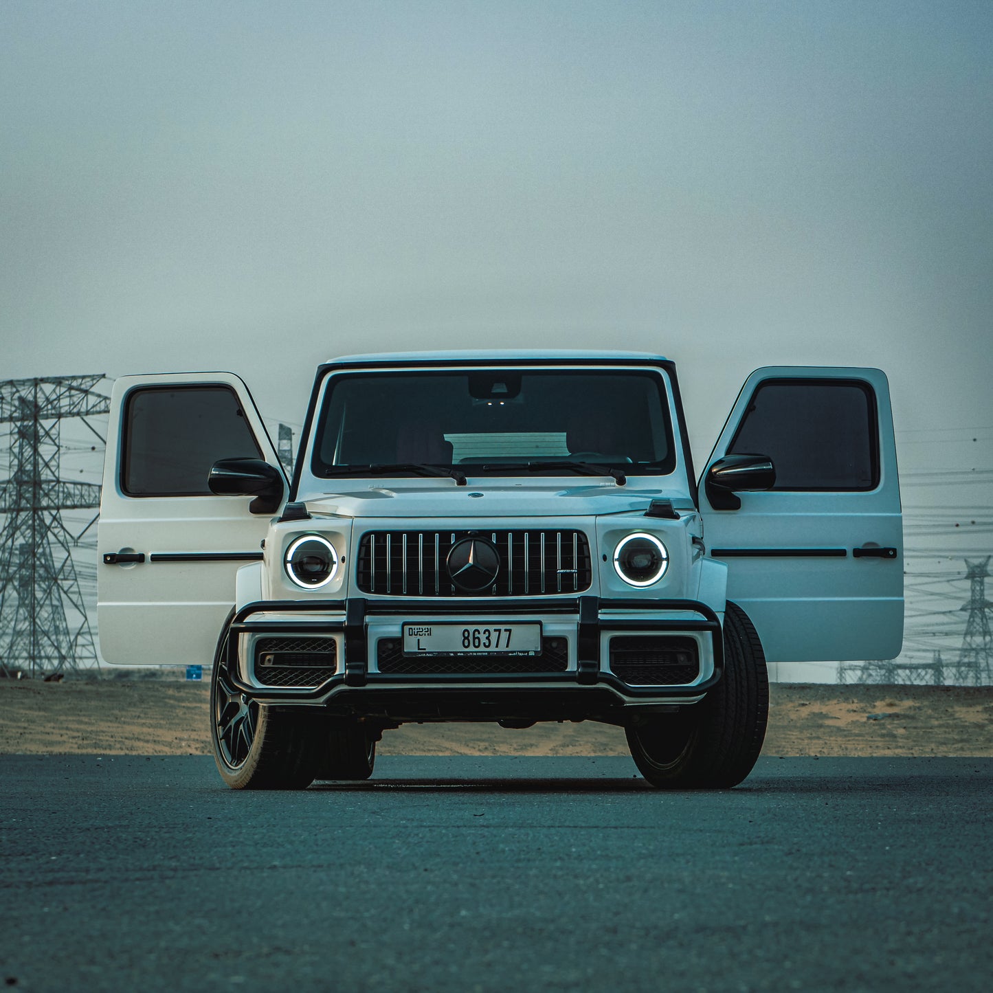 Mercedes G63 AMG 2020 ( White ) - Top 10 Rent A Car