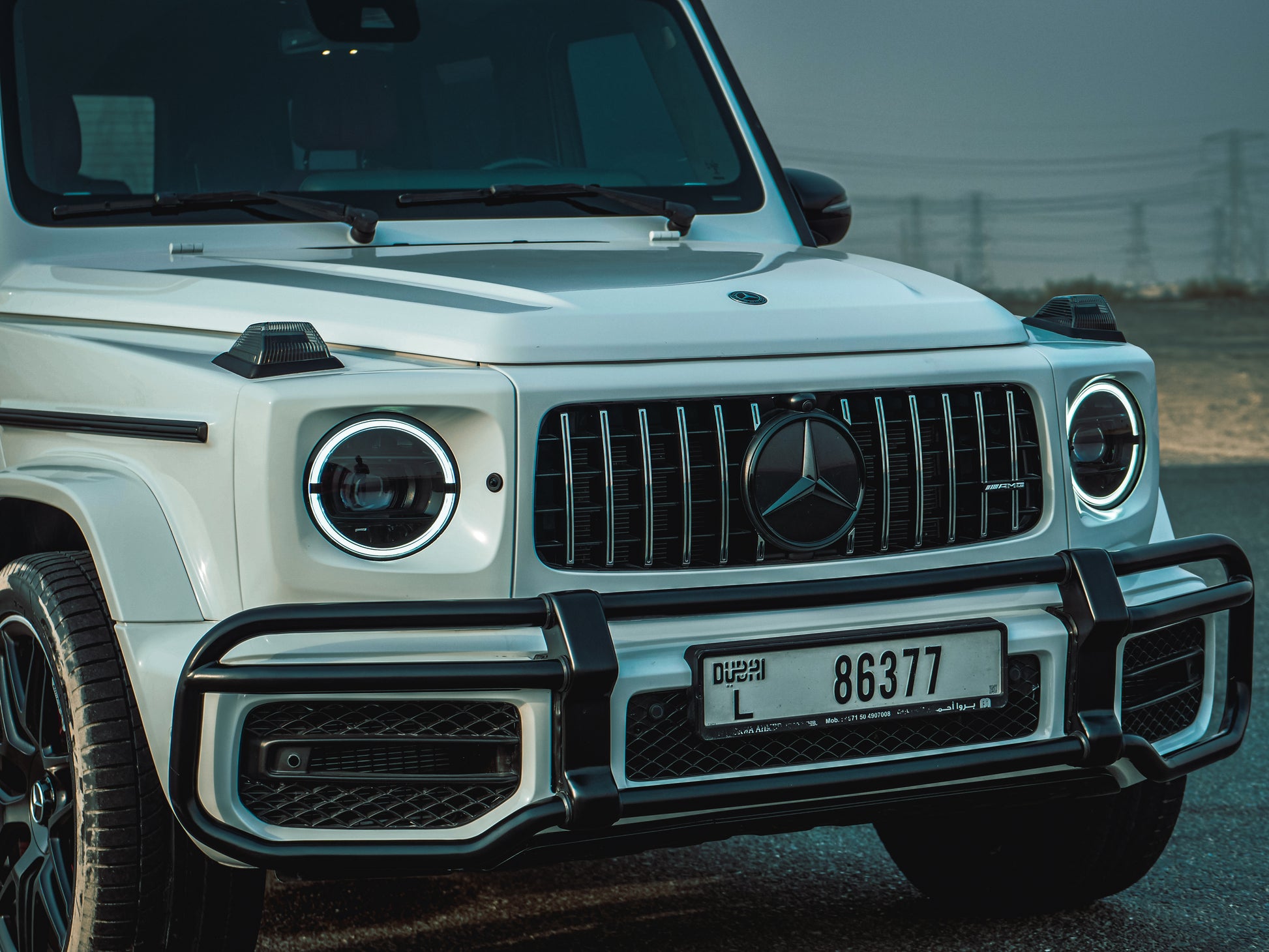 Mercedes G63 AMG 2020 ( White ) - Top 10 Rent A Car