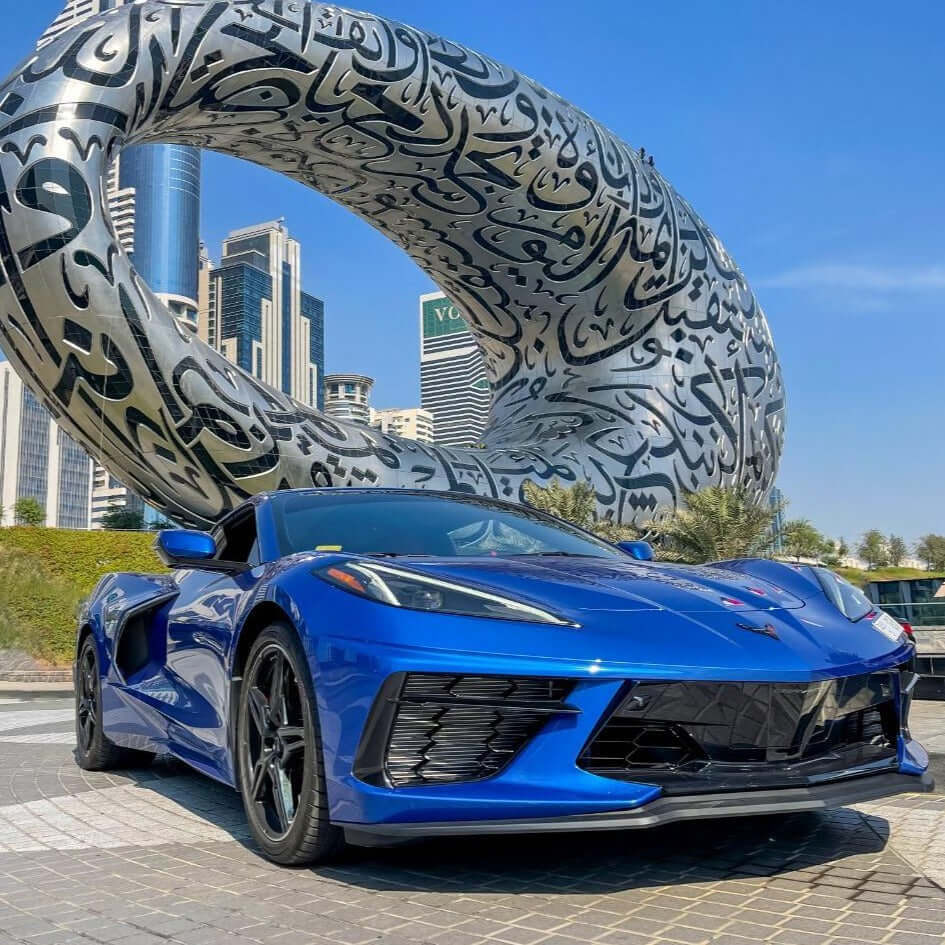 Chevrolet Corvette 2021 (Blue) - Top 10 Rent A Car